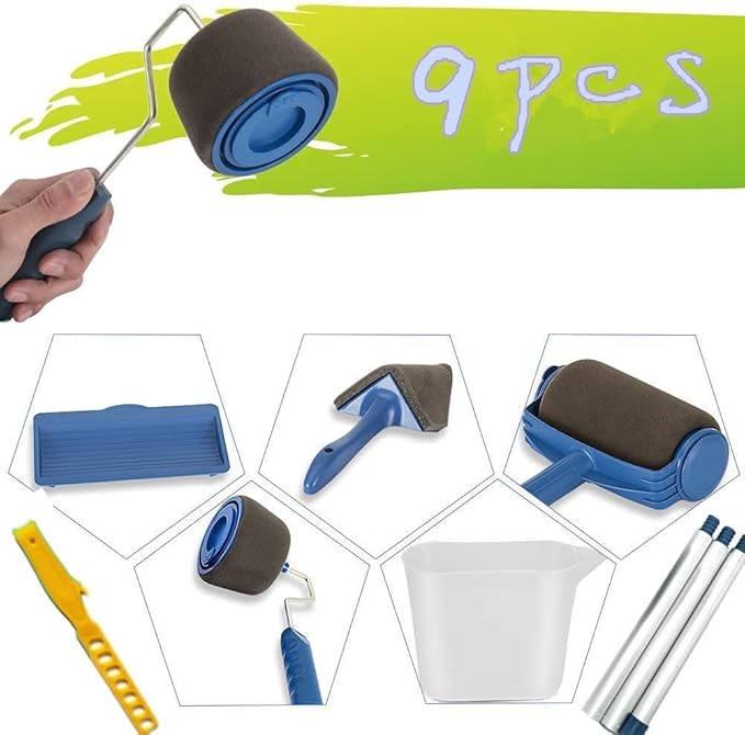 TOURACE 9Pcs Paint Roller Set