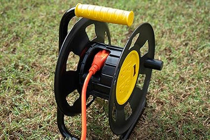 Extension cord storage reel